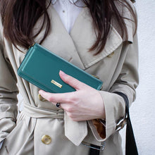 Carica l'immagine nel visualizzatore di Gallery, Casekis Multifunctional Leather Crossbody Phone Bag Green