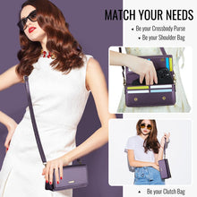 Load image into Gallery viewer, Casekis Multifunctional Leather Crossbody Phone Bag Purple