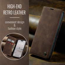 Cargar imagen en el visor de la galería, Casekis Retro Wallet Case For iPhone 16 Pro Max