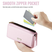 Carica l'immagine nel visualizzatore di Gallery, Casekis Multifunctional Leather Crossbody Phone Bag Pink