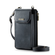 Carregar imagem no visualizador da galeria, Casekis Crossbody RFID Zipper Phone Bag Black