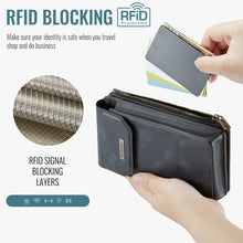 Carregar imagem no visualizador da galeria, Casekis Crossbody RFID Zipper Phone Bag Black