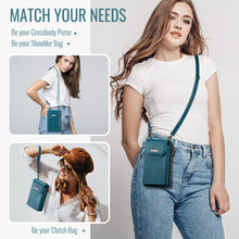 गैलरी व्यूवर में इमेज लोड करें, Casekis Crossbody RFID Zipper Phone Bag Blue