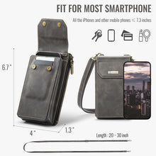 Carica l'immagine nel visualizzatore di Gallery, Casekis Crossbody RFID Zipper Phone Bag Coffee