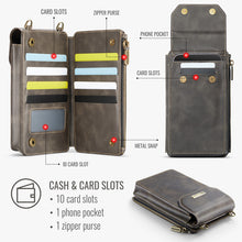 Carica l'immagine nel visualizzatore di Gallery, Casekis Crossbody RFID Zipper Phone Bag Coffee
