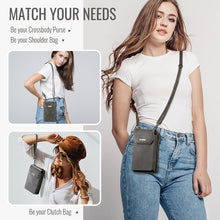 Carica l'immagine nel visualizzatore di Gallery, Casekis Crossbody RFID Zipper Phone Bag Coffee