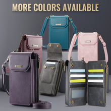 Carregar imagem no visualizador da galeria, Casekis Crossbody RFID Zipper Phone Bag Pink