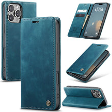 Cargar imagen en el visor de la galería, Casekis Retro Wallet Case For iPhone 16 Pro Max