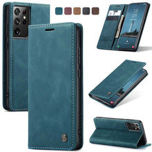 Load image into Gallery viewer, Casekis Carholder Retro Wallet Case For Galaxy S21 Ultra 5G