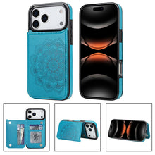 Load image into Gallery viewer, Casekis Mandala Embossed Phone Case Blue