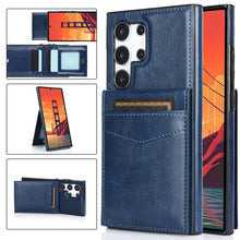Load image into Gallery viewer, Casekis Bracket Card Slot Phone Case Blue