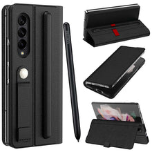 गैलरी व्यूवर में इमेज लोड करें, Casekis Leather Case With S Pen for Galaxy Z Fold 3 5G