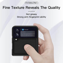 Load image into Gallery viewer, Z Flip 3 5G Carbon Fiber Pattern Phone Case - Casekis