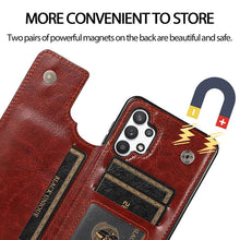 Load image into Gallery viewer, Casekis Cardholder Leather Wallet Phone Case For Galaxy A32 5G