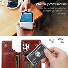 Load image into Gallery viewer, Casekis Cardholder Leather Wallet Phone Case For Galaxy A32 5G