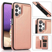 Load image into Gallery viewer, Casekis Cardholder Leather Wallet Phone Case For Galaxy A32 5G
