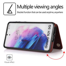 Load image into Gallery viewer, Casekis Cardholder Leather Wallet Phone Case For Galaxy S21 5G