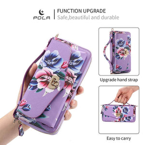 Casekis Multifunction Tote Crossbody Phone Bag Purple