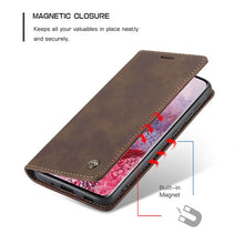 Muat gambar ke penampil Galeri, CASEKIS 2021 Retro Wallet Case For Samsung S20 Plus - Casekis