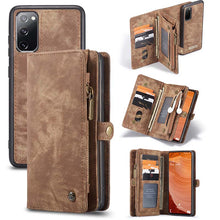 Carica l'immagine nel visualizzatore di Gallery, Casekis Multifunctional Wallet PU Leather Case for Galaxy S20 FE 4G/5G