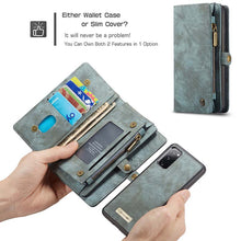 Carica l'immagine nel visualizzatore di Gallery, Casekis Multifunctional Wallet PU Leather Case for Galaxy S20 FE 4G/5G