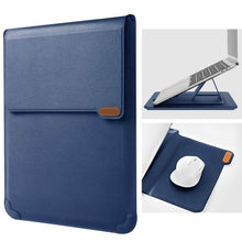 Load image into Gallery viewer, Casekis Leather Laptop Bag with Mouse Pad Adjustable Stand for Laptop 13 inch/14 inch
