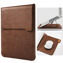 画像をギャラリービューアに読み込む, Casekis Leather Laptop Bag with Mouse Pad Adjustable Stand for Laptop 15 inch/16 inch