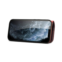Muat gambar ke penampil Galeri, Casekis Genuine Cowhide Leather Button Flip Phone Case Red