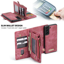 Cargar imagen en el visor de la galería, Casekis Wallet PU Leather Case for Galaxy S22 Plus 5G