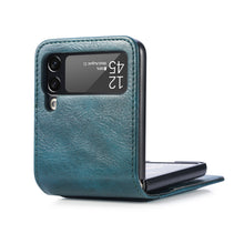 गैलरी व्यूवर में इमेज लोड करें, Casekis Folding Multi-card Leather Case for Galaxy Z Flip 3 5G