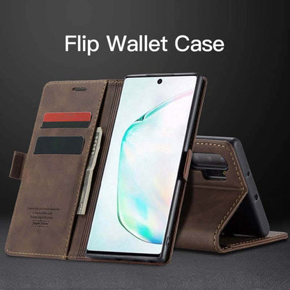 CASEKIS 2021 New Retro Wallet Case For Samsung Note 10 Plus - Casekis
