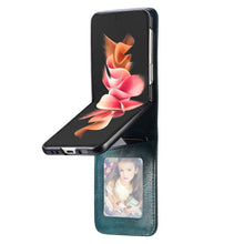 Load image into Gallery viewer, Casekis Folding Multi-card Leather Case for Galaxy Z Flip 4 5G