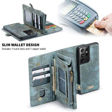 Load image into Gallery viewer, Casekis Samsung Galaxy S21 Series Multifunctional Wallet PU Leather Case - Casekis