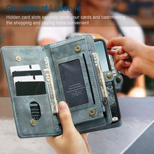 Carica l'immagine nel visualizzatore di Gallery, Casekis Multifunctional Wallet PU Leather Case for Galaxy S20 FE 4G/5G