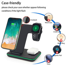 Cargar imagen en el visor de la galería, Casekis Wireless Charger for iPhone iWatch and Airpods