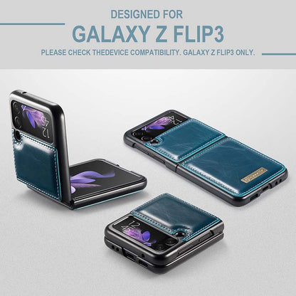 Luxury Flip Leather Phone Case For Galaxy Z Flip 3 5G