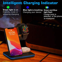 Cargar imagen en el visor de la galería, Casekis Wireless Charger for iPhone iWatch and Airpods