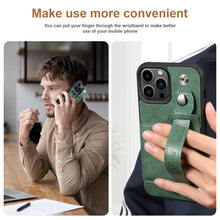 Load image into Gallery viewer, Casekis Wristband Stand Phone Case Green