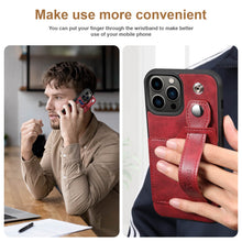 Load image into Gallery viewer, Casekis Wristband Stand Phone Case Red