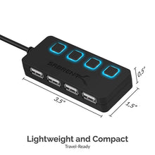 Load image into Gallery viewer, 4-Port USB 2.0 Data Hub