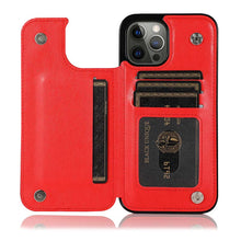 Load image into Gallery viewer, Casekis Butterfly Embossing Wallet Phone Case Red