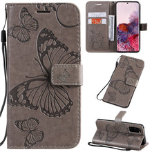 Charger l'image dans la galerie, 2021 Upgraded 3D Embossed Butterfly Wallet Phone Case For Samsung S20 FE 4G/5G - Casekis
