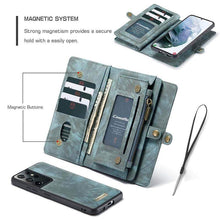 Load image into Gallery viewer, Casekis Samsung Galaxy S21 Series Multifunctional Wallet PU Leather Case - Casekis