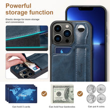 Load image into Gallery viewer, Casekis Wristband Stand Phone Case Blue