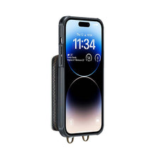Carica l'immagine nel visualizzatore di Gallery, Casekis Zipper Crossbody Wallet RFID Phone Case White