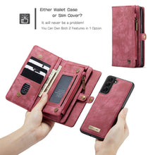 Cargar imagen en el visor de la galería, Casekis Wallet PU Leather Case for Galaxy S22 Plus 5G