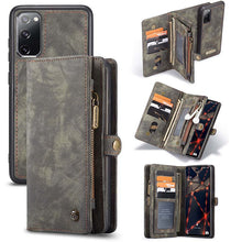 Carica l'immagine nel visualizzatore di Gallery, Casekis Multifunctional Wallet PU Leather Case for Galaxy S20 FE 4G/5G