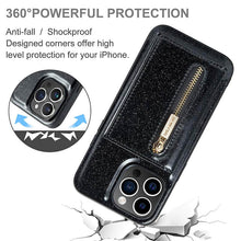 画像をギャラリービューアに読み込む, Casekis Glitter Cardholer Magnetic Phone Case Black