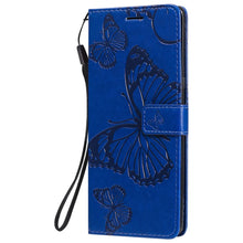 画像をギャラリービューアに読み込む, Casekis Embossed Butterfly Wallet Phone Case Blue