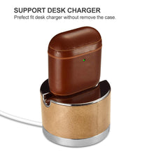 Carica l'immagine nel visualizzatore di Gallery, Casekis Genuine Leather Case for AirPods 1/2